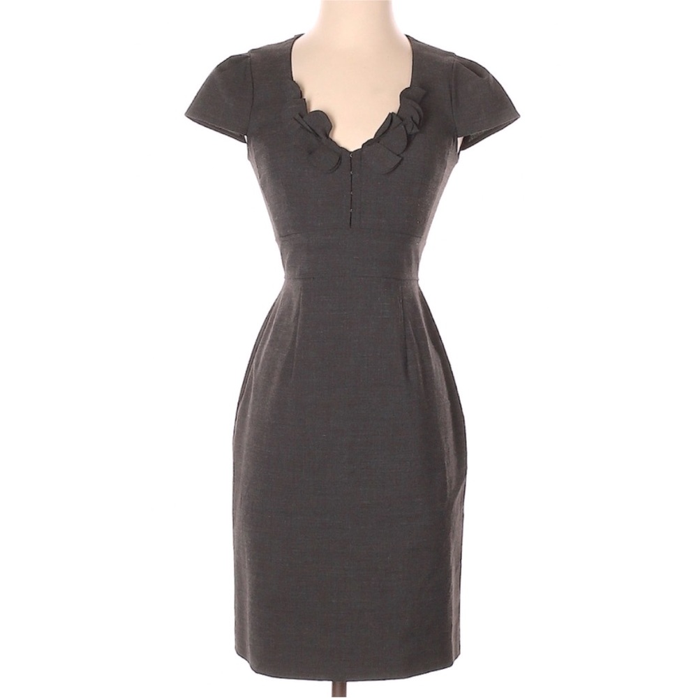 Rebecca Taylor Wool Corset Dress